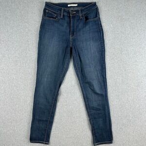 Levi's 721 High Rise Skinny Jeans Dark‎ Wash Women 29x28 Western Classic Rodeo